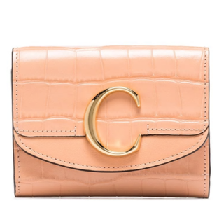 クロエ(Chloe)のクロエC　クロコ型押し折り財布(財布)