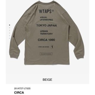 ダブルタップス(W)taps)のBEIGE XL 20SS WTAPS CIRCA(Tシャツ/カットソー(七分/長袖))