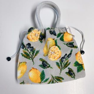 フェイラー(FEILER)の新品　ANA 機内販売限定　フェイラー　シチリアーノ柄　巾着バッグ(ハンドバッグ)