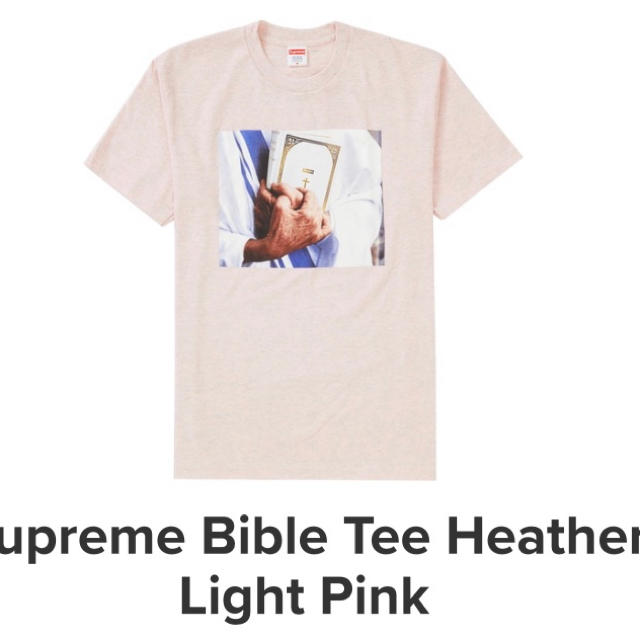 Supreme(シュプリーム)のsupreme   bible tee  シュプリーム  メンズのトップス(Tシャツ/カットソー(半袖/袖なし))の商品写真