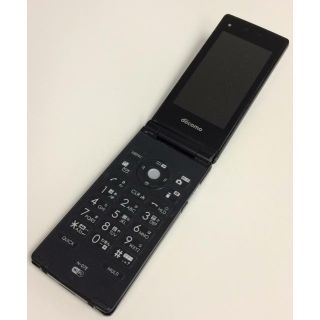 エヌティティドコモ(NTTdocomo)のdocomo N-07E ブラック(携帯電話本体)