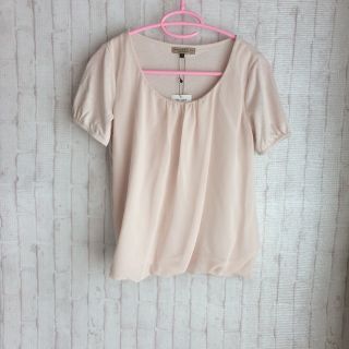 プロポーションボディドレッシング(PROPORTION BODY DRESSING)のプロポーションボディドレッシング  ピンクブラウス半袖  サイズ3(カットソー(半袖/袖なし))