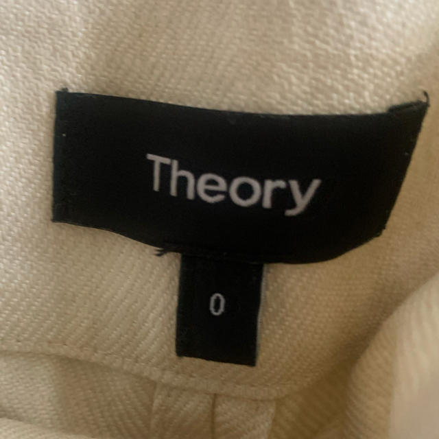 theory(セオリー)のTheory セオリー リネンショートパンツ オフホワイト 0 レディースのパンツ(ショートパンツ)の商品写真