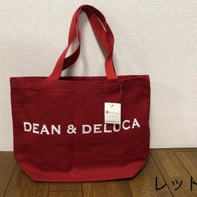 DEAN&DELUCA トートバック ディーン&デルーカ レッドM lgpkTfNnOW ...