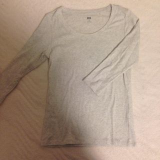 ユニクロ(UNIQLO)の7分袖クルーネックシャツ(Tシャツ(長袖/七分))