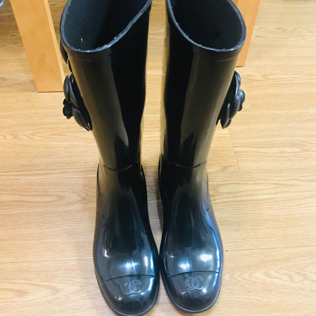 CHANEL カメリア レインブーツ 正規品 サイズ38 | www.iins.org