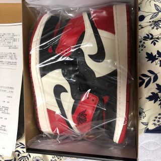 ナイキ(NIKE)のNIKE air jordan 1  bred toe(スニーカー)