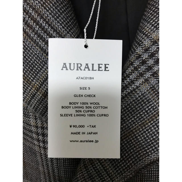 新品?正規品 AURALEE AURALEE／オーラリー ダブルフェイスチェック