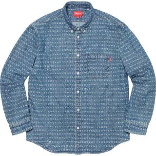 シュプリーム(Supreme)のSupreme Week5 Jacquard Logos Denim Shirt(シャツ)