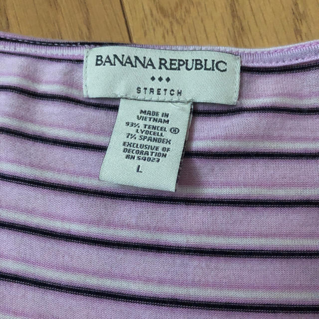 Banana Republic(バナナリパブリック)のバナナリパブリック　L  ピンクトップス レディースのトップス(カットソー(半袖/袖なし))の商品写真