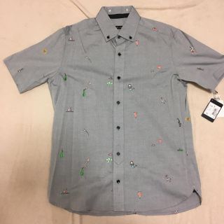 ツモリチサト(TSUMORI CHISATO)の新品タグ付　ツモリチサト  半袖シャツ　サイズ2(シャツ)