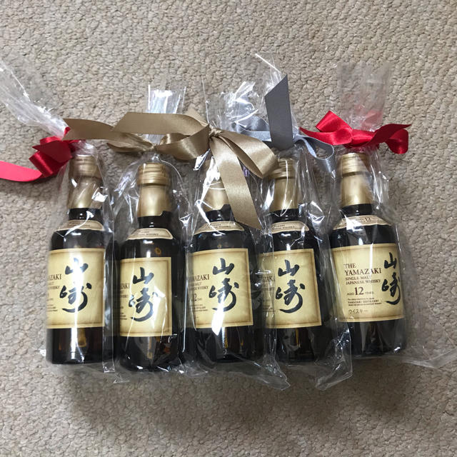 【値下げ】サントリー　山崎12年　ミニボトル　5本セット