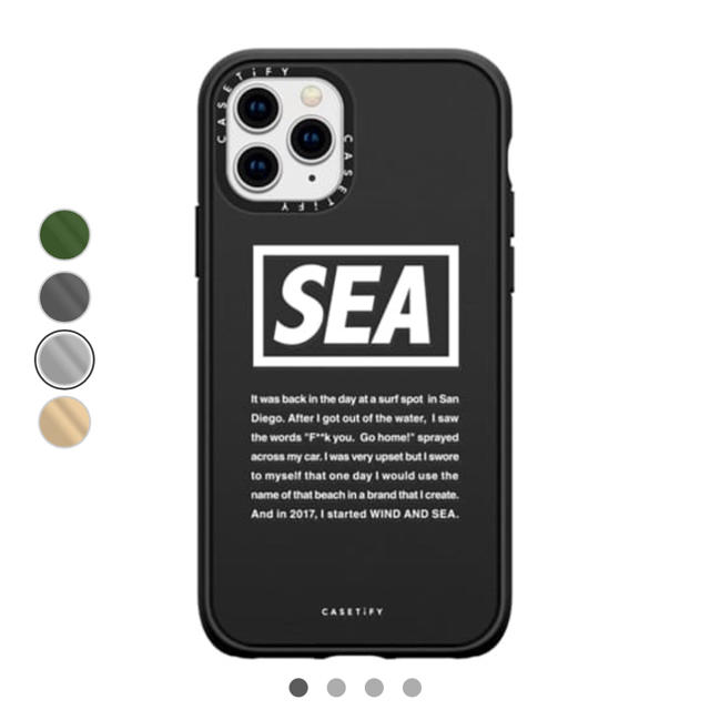 iPhone(アイフォーン)のWind and sea iPhone X,XSケース スマホ/家電/カメラのスマホアクセサリー(iPhoneケース)の商品写真