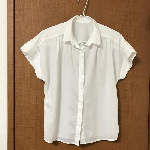 MUJI (無印良品)(ムジルシリョウヒン)の  無印良品の半袖シャツ　サイズM レディースのトップス(シャツ/ブラウス(半袖/袖なし))の商品写真