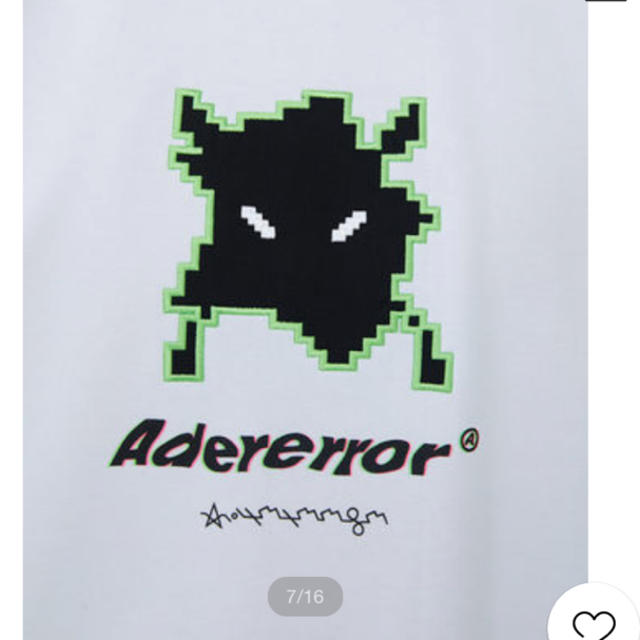 ader error アダーエラー Tシャツ 未使用品 メンズのトップス(Tシャツ/カットソー(半袖/袖なし))の商品写真