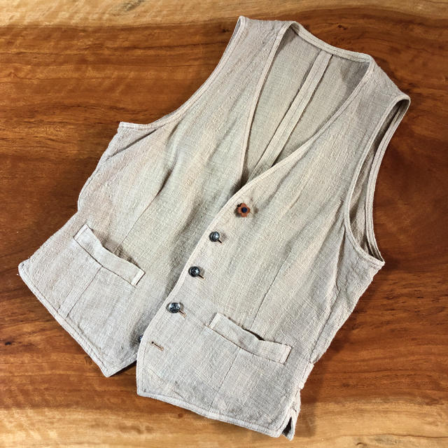 ラルディーニ LARDINI リネン ジレ ベスト ベージュ ベスト ラルディーニ LARDINI リネン ジレ ベスト ベージュ ベスト
