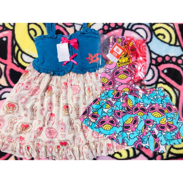 EARTHMAGIC(アースマジック)のセット🧡 キッズ/ベビー/マタニティのキッズ服女の子用(90cm~)(ワンピース)の商品写真