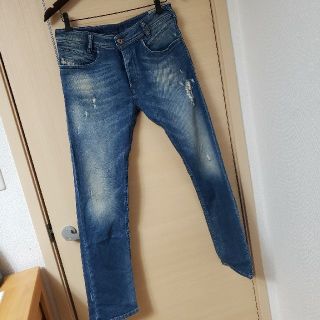 ディーゼル(DIESEL)の美品 DIESEL スキニー タイト ダメージデニム(デニム/ジーンズ)