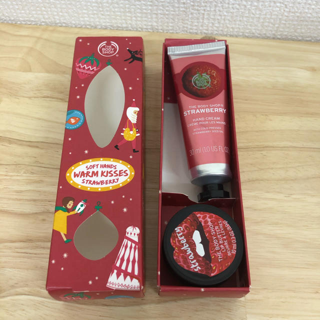 THE BODY SHOP(ザボディショップ)のthe body shop ハンドクリーム　リップバーム セット コスメ/美容のボディケア(ハンドクリーム)の商品写真