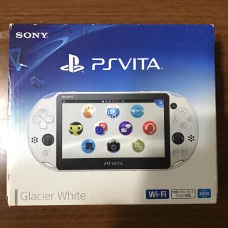 ソニー(SONY)のSONY PSVITA  本体  Glacier White(携帯用ゲーム機本体)