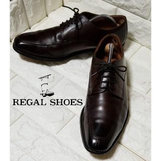 リーガル(REGAL)の【REGAL】リーガル　Uチップ26.0cm 黒茶(ドレス/ビジネス)