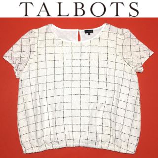 タルボット(TALBOTS)のTALBOTS チュニック タルボット 大きいサイズ カットソー レース 半袖(チュニック)