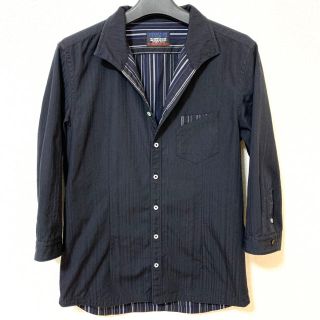 ニコルクラブフォーメン(NICOLE CLUB FOR MEN)のNICOLE CLUB FOR MEN 裏ストライプ　シャツ(シャツ)