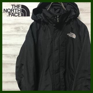 ザノースフェイス(THE NORTH FACE)のらいあ様専用ノースフェイス★刺繍ロゴ　ブラック　マウンテンパーカー(マウンテンパーカー)