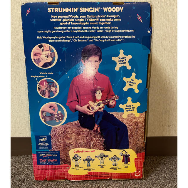 Disney(ディズニー)のToy Story 2 Strummin' singin' Woody エンタメ/ホビーのおもちゃ/ぬいぐるみ(キャラクターグッズ)の商品写真