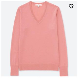 ユニクロ(UNIQLO)のエクストラファイン メリノVネックセーター(ニット/セーター)