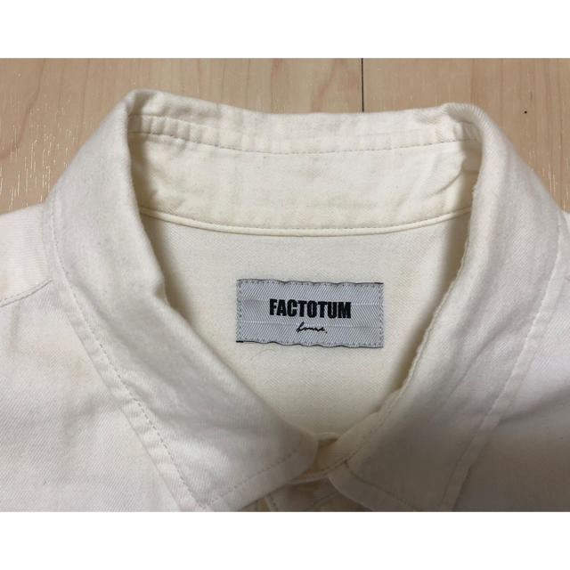 FACTOTUM(ファクトタム)の【FACTOTUM】長袖シャツ　size44 メンズのトップス(シャツ)の商品写真