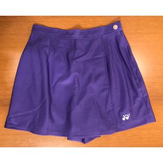 ヨネックス(YONEX)のヨネックスキュロットパンツ紫(ミニスカート)