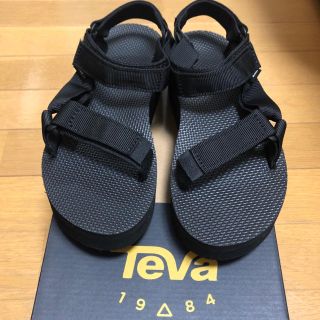 テバ(Teva)のteva フラットフォーム　厚底 サンダル　22.0㎝(サンダル)