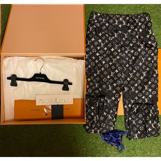 新品！LOUIS VUITTON ルイヴィトン ナイロン パンツ ブラック