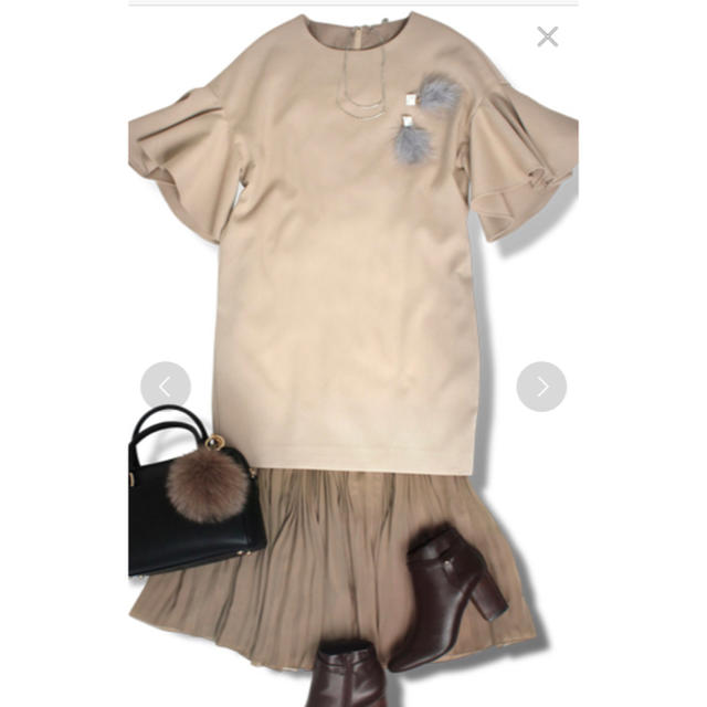 RANDA(ランダ)のランダ  RANDA プリーツ　シフォン　スカート レディースのスカート(ロングスカート)の商品写真