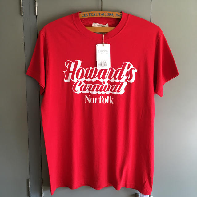 Ungrid(アングリッド)のungrid   Howard's プリントTee(レッド)  新品 レディースのトップス(Tシャツ(半袖/袖なし))の商品写真