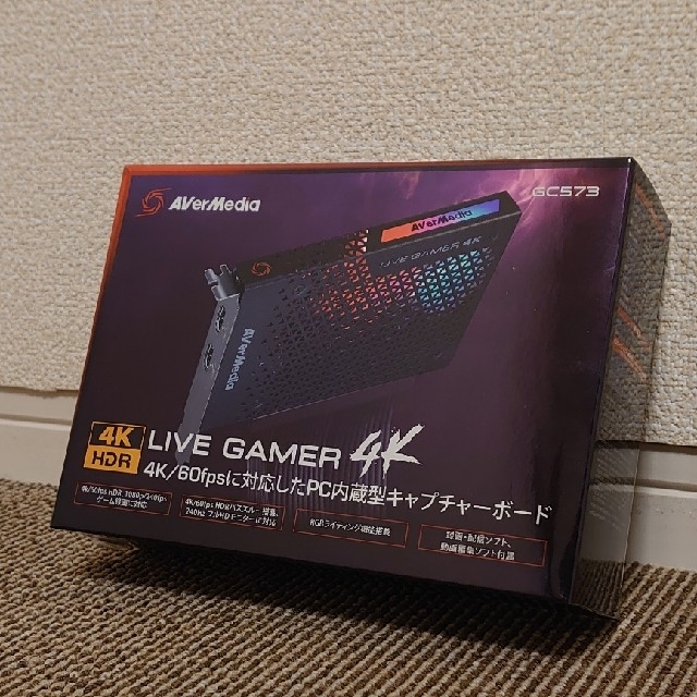 PC/タブレットGC573 AverMedia 4K60fps対応PC内蔵型キャプチャ―ボード