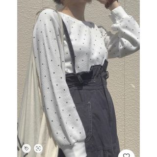 カスタネ(Kastane)の新品 kastane ワッフルドット7分tee(カットソー(長袖/七分))