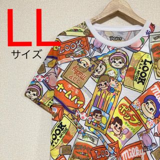 ラスト１枚m(_ _)m新品・タグ付き◎不二家お菓子総柄Tシャツ♪(Tシャツ/カットソー(半袖/袖なし))