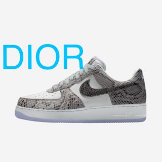 ナイキ(NIKE)のNIKE BY YOU AIR FORCE 1 UNLOCKED Dior風(スニーカー)