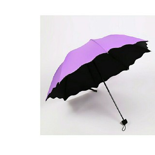 折りたたみ傘 日傘 携帯用 雨傘 折り畳み傘 UVカット 軽量 携帯傘 紫(傘)