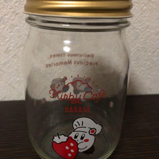 カービィカフェ 博多限定デザイン スーベニアガラスジャー(キャラクターグッズ)