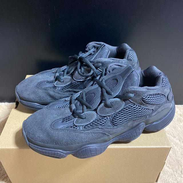 スニーカーadidas yeezy 500 black 27.0㎝