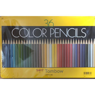 トンボエンピツ(トンボ鉛筆)のトンボ　色鉛筆　36色　(色鉛筆)