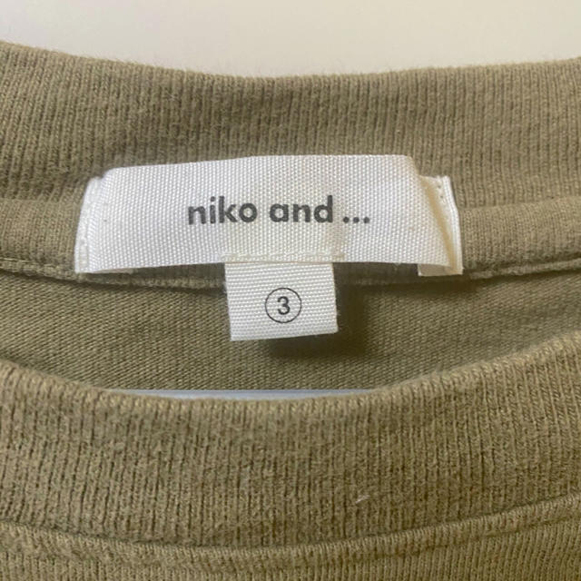 niko and...(ニコアンド)のnico and... 7部丈Tシャツ レディースのトップス(Tシャツ(長袖/七分))の商品写真