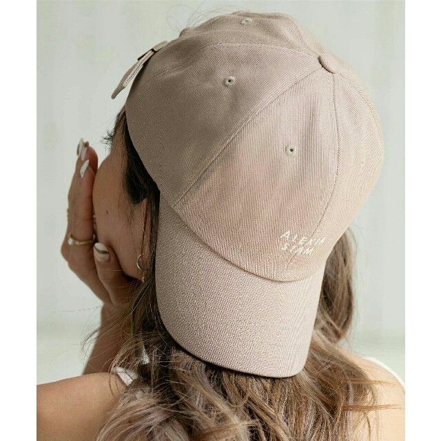 ALEXIA STAM - 【新品】ALEXIASTAM Separated Logo Cap ベージュ帽子の通販 by SHOP ☆fa