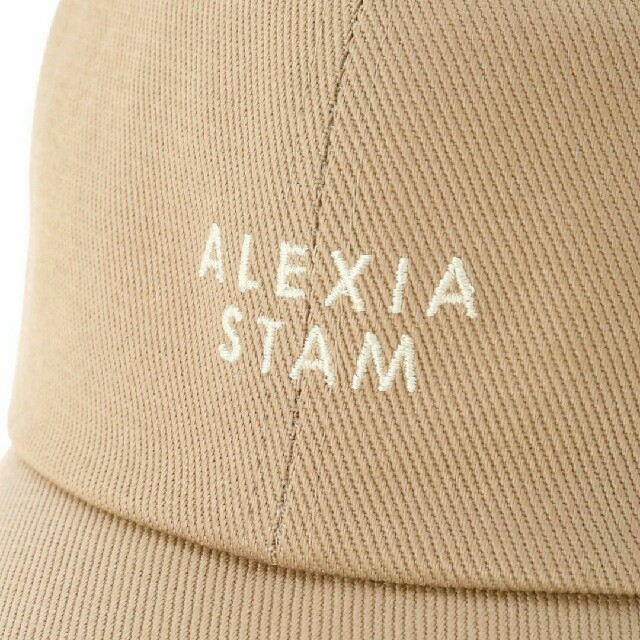 ALEXIA STAM - 【新品】ALEXIASTAM Separated Logo Cap ベージュ帽子の通販 by SHOP ☆fa