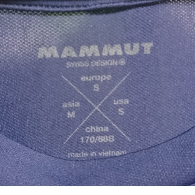 Mammut(マムート)のMAMMUT Tシャツ ネイビー M メンズのトップス(Tシャツ/カットソー(半袖/袖なし))の商品写真