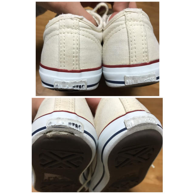 CONVERSE(コンバース)のCONVERSE ALL STAR  スニーカー ローカット　オフホワイト　16 キッズ/ベビー/マタニティのキッズ靴/シューズ(15cm~)(スニーカー)の商品写真