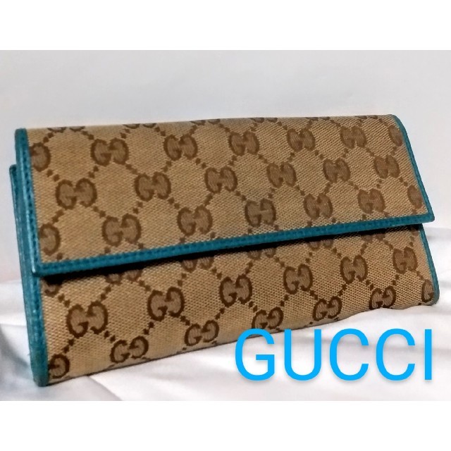 Gucci(グッチ)の＊GUCCI＊ 長財布 ブルー レディースのファッション小物(財布)の商品写真